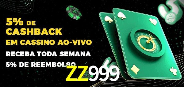 Promoções do cassino ao Vivo ZZ999